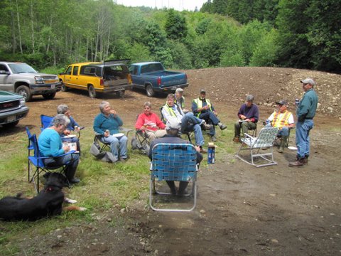 Wilfred Creek cleanup & Paint party BBQ June 2012